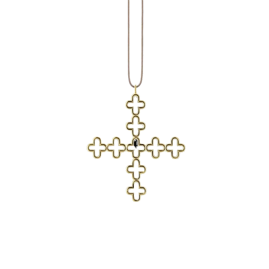 Cross shaped Pendant by Elena Votsi