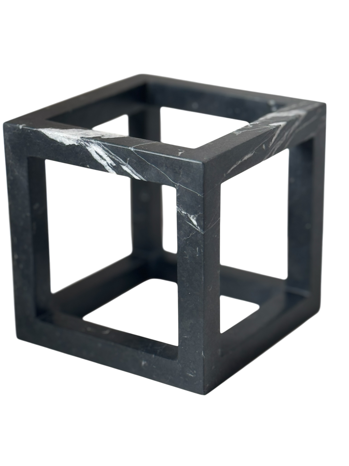 Black marble Cage by Didier Guillon and Ellamarmi