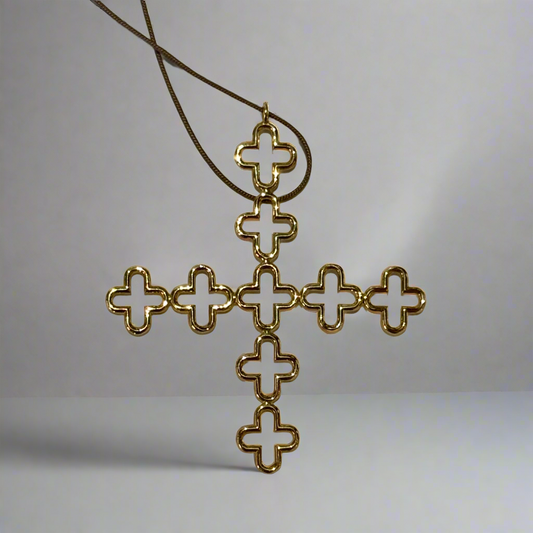 Cross shaped Pendant by Elena Votsi