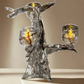 Transparant Black Murano Glass Candelabra by Aristide Najean