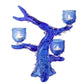 Murano Glass Candelabra in Cobalt Blue by Aristide Najean